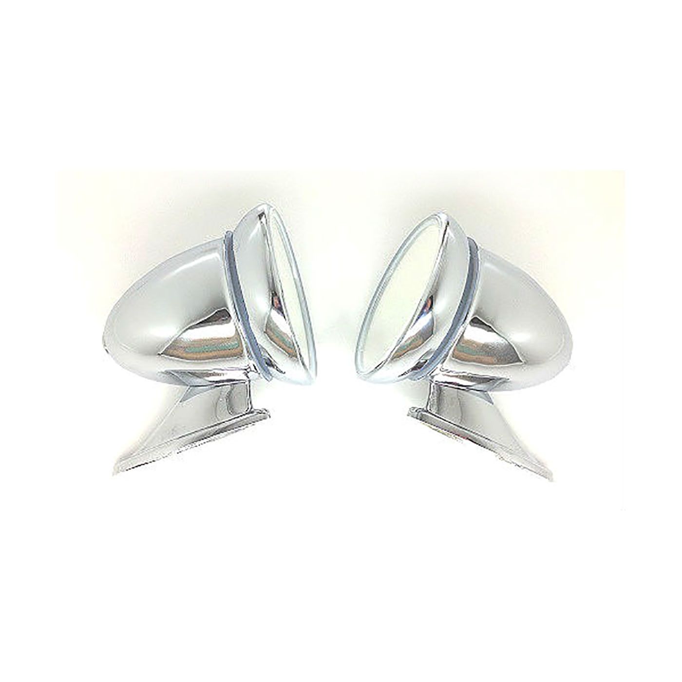 FORD CLASSIC BULLET MIRROR – CHROME (PAIR) *NEW*