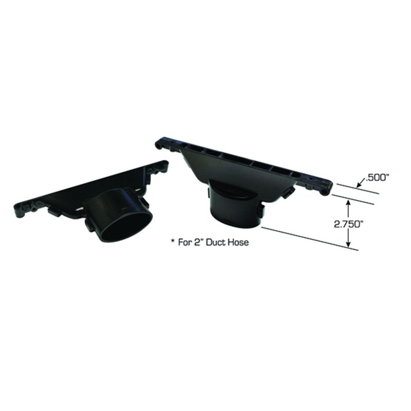 Vintage Air- Universal Defrost Ducts Pair With Intergrated Air Diverters