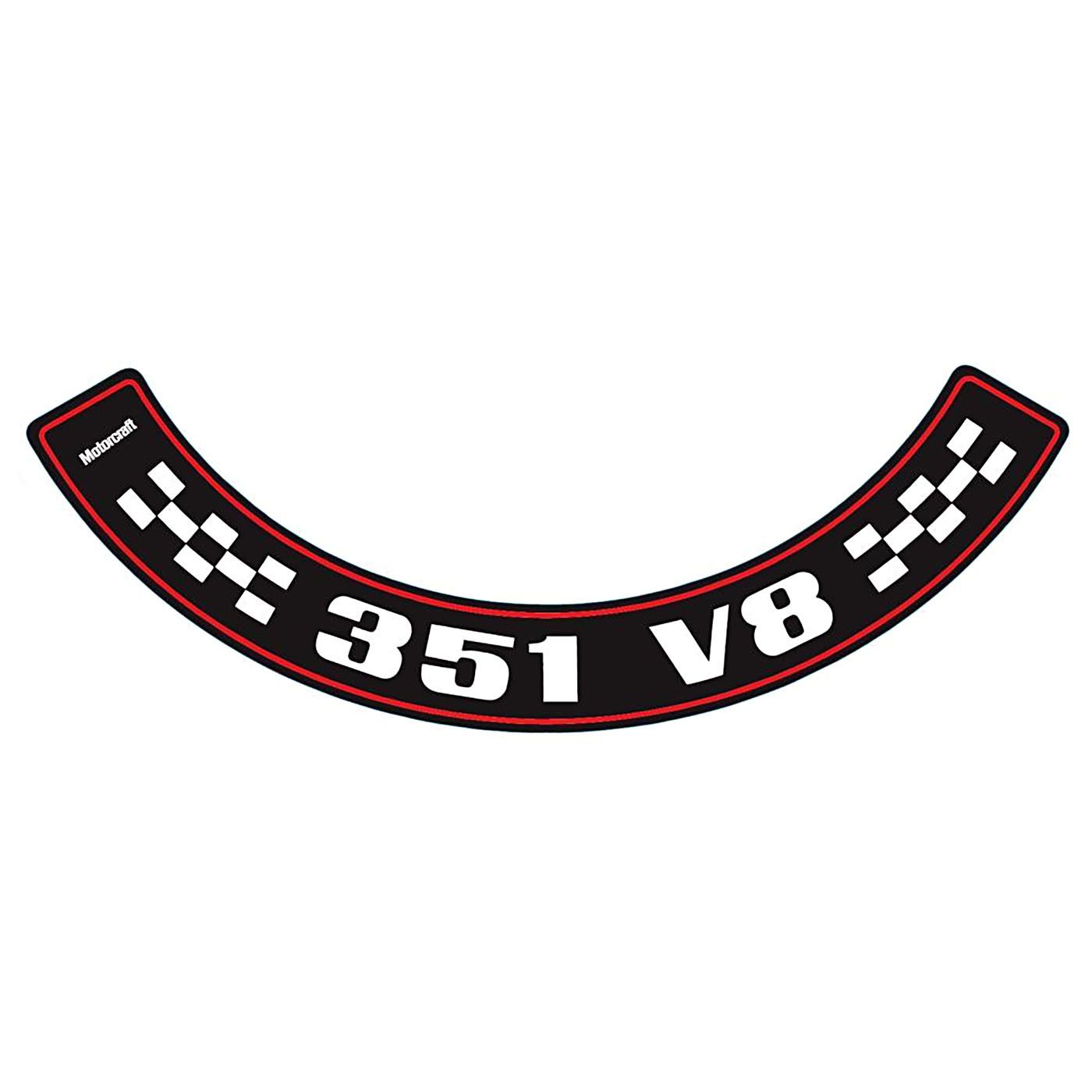 Large Air Cleaner Decal for FORD XA-XB ZF-ZG 351 V8