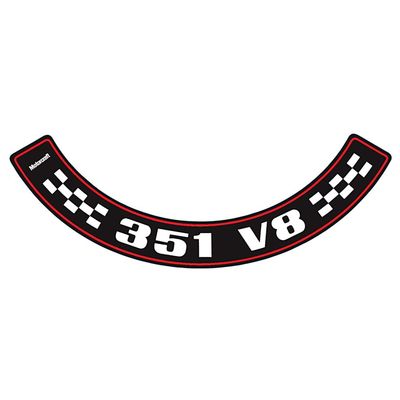 Large Air Cleaner Decal for FORD XA-XB ZF-ZG 351 V8