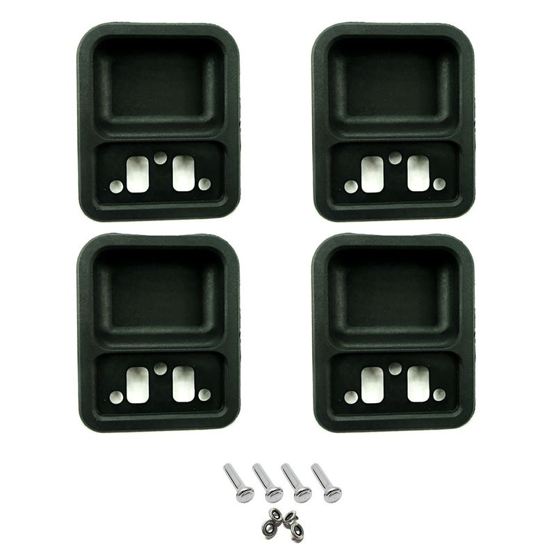 FORD XR-XT-XW-XY BLACK DOOR HANDLE CUP KIT PLASTIC