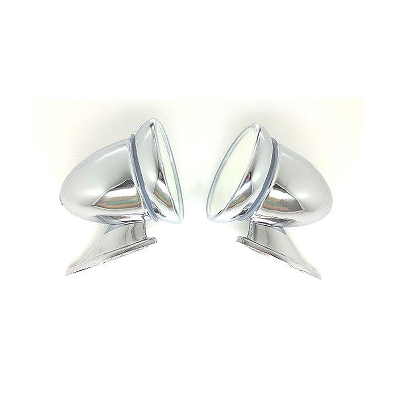 BULLET SPORTS MIRRORS – CHROME – PAIR *NEW*