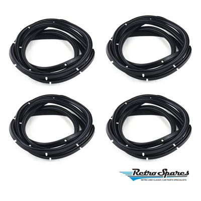 HOLDEN TORANA LH LX UC 4 DOOR SEDAN DOOR FRAME RUBBER SEALS