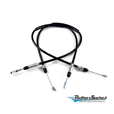 HOLDEN HK-HT-HG TO COMMODORE DISC REAR HANDBRAKE CABLES PAIR