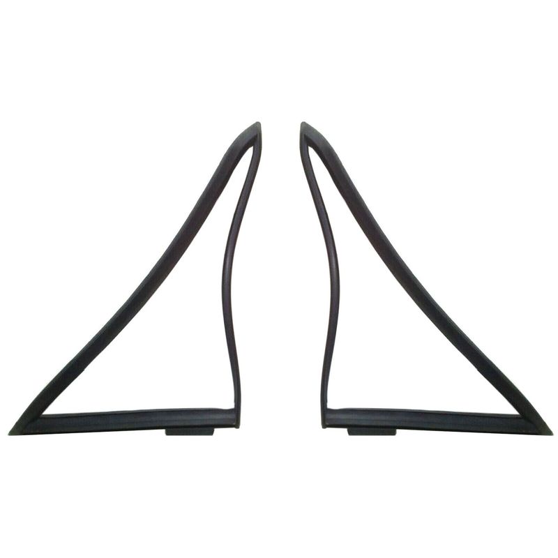 FORD ESCORT MK2 MKII 4 DOOR FRONT 1/4 QUARTER WINDOW RUBBER SEALS PAIR