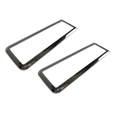 FORD ESCORT CAPRI MK1 GT LOTUS TWIN CAM REAR DIECAST CHROME TAIL LIGHT BEZELS PAIR