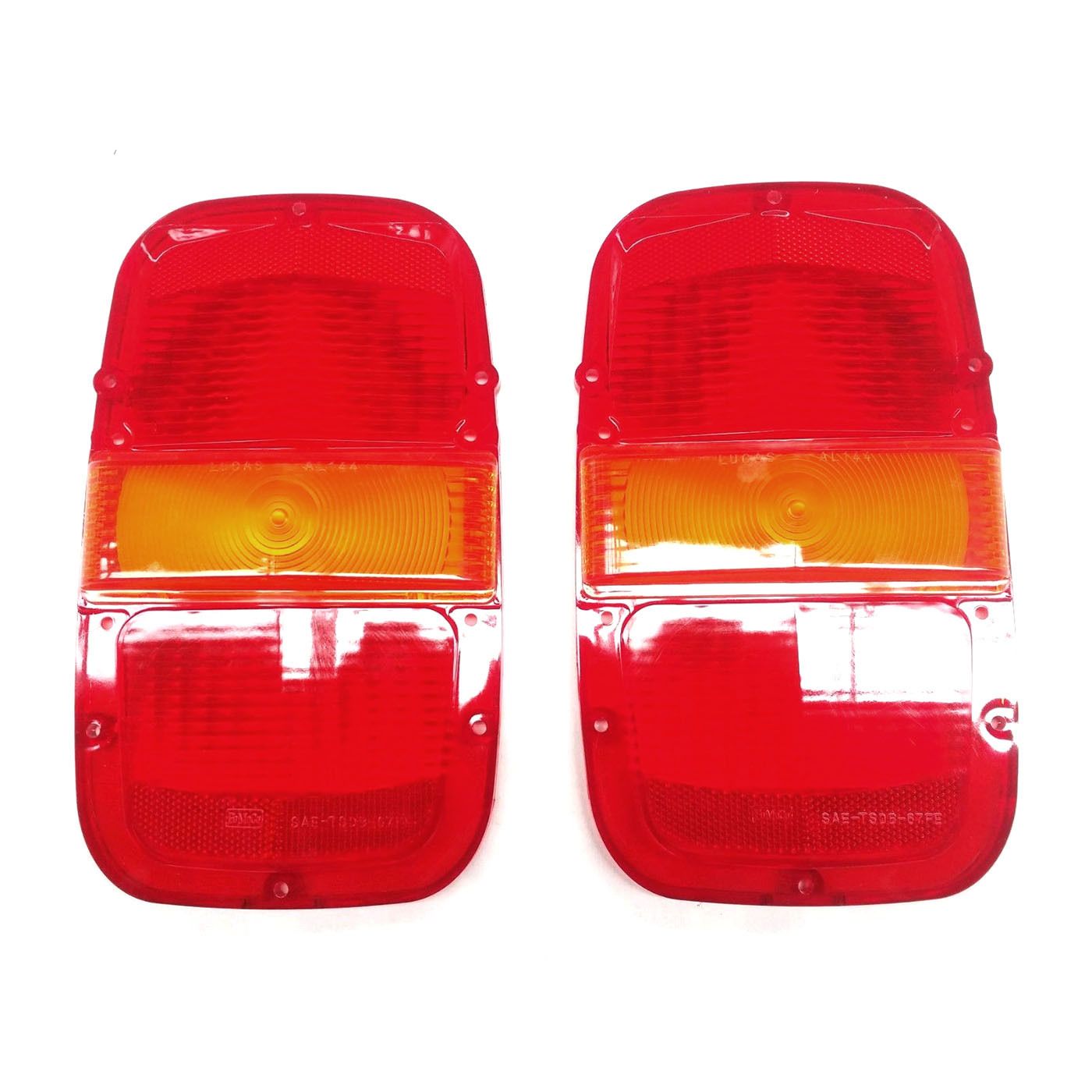 FORD ZA ZB FAIRLANE 500 CONCOURSE BRAKE INDICATOR TAILLIGHT LENSES PAIR