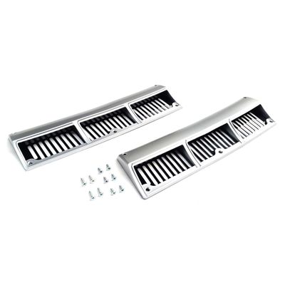 Bonnet Cowl Scoop Vents for DATSUN NISSAN B110 B120 1200 CPE SEDAN UTE -SILVER