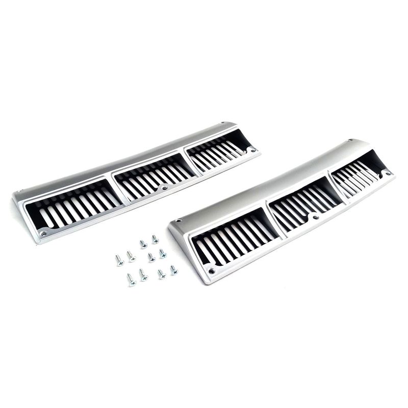 Bonnet Cowl Scoop Vents for DATSUN NISSAN B110 B120 1200 CPE SEDAN UTE -SILVER