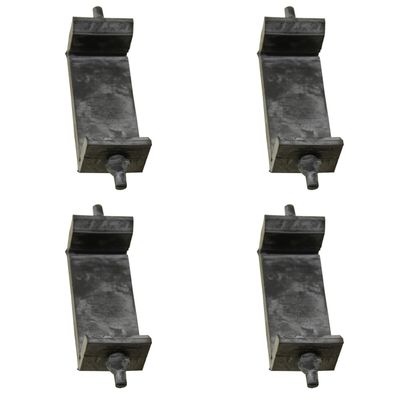 FORD XW-XY RADIATOR RUBBER KIT 4PC