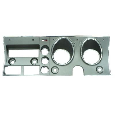 Plastic Argent Silver Dash Fascia Without Clock Hole for FORD FALCON XW GT