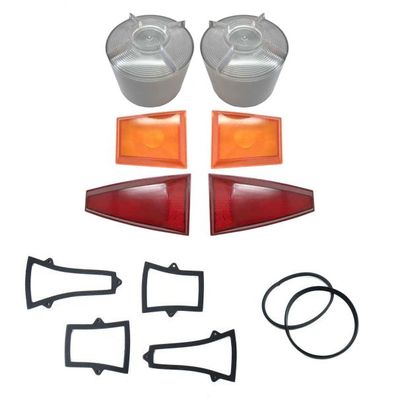 HOLDEN HR STANDARD/SPECIAL FRONT & REAR INDICATORS, TAILLIGHT BRAKE LENSES & GASKETS