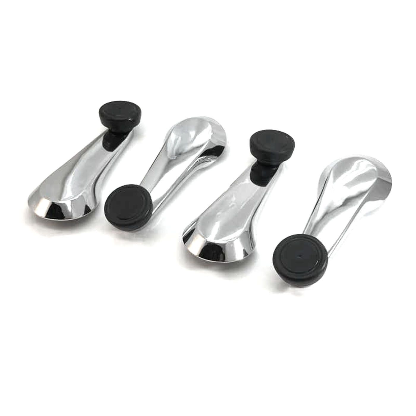 HOLDEN HQ HJ HX HZ WB WINDOW WINDER HANDLES & CLIPS SET OF 4