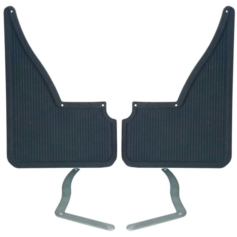 HOLDEN PREMIER MONARO STATESMAN HQ HJ HX HZ WB GTS SEDAN WAGON FRONT MUD FLAPS WITH BRACKETS & SCREWS