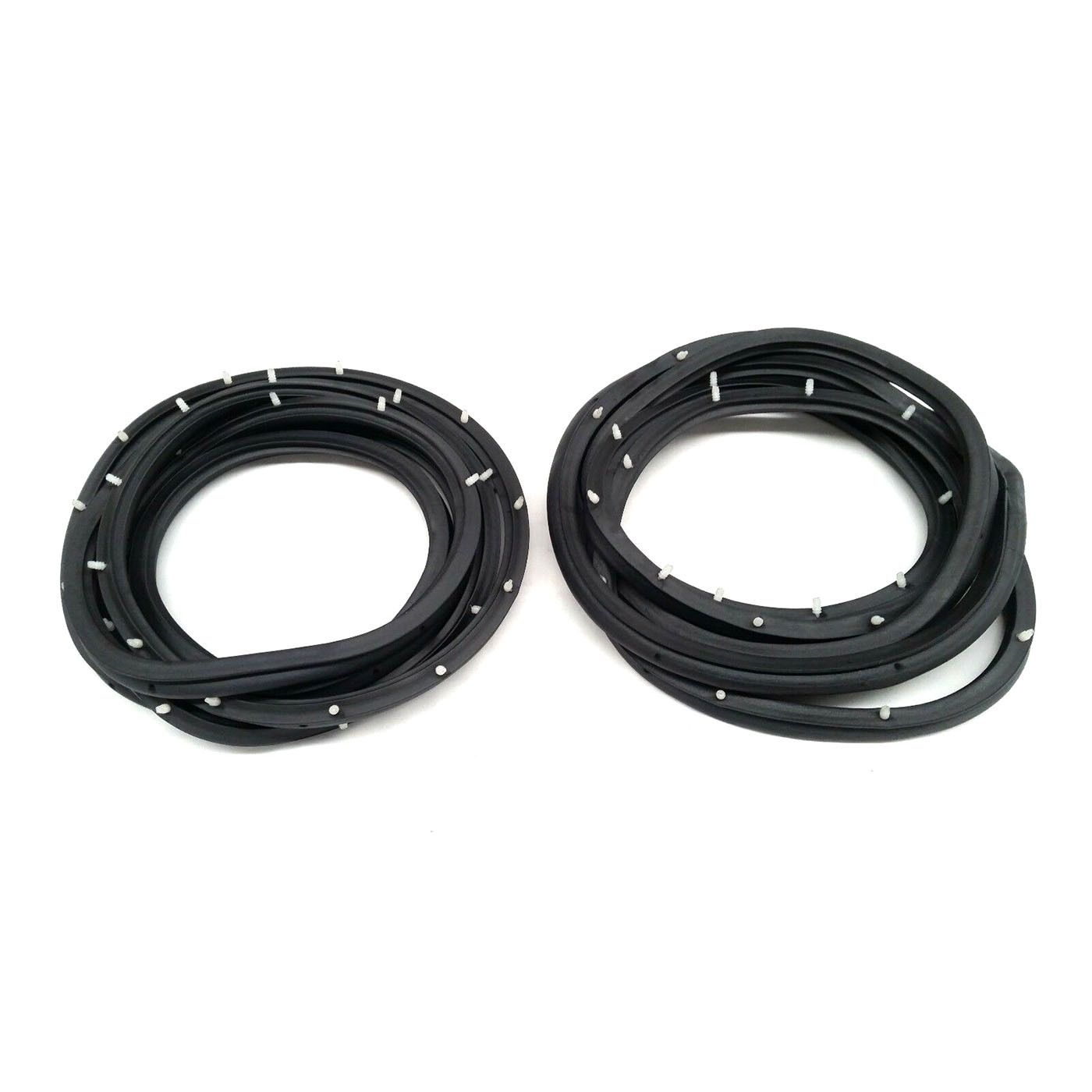 FRONT TWO 2 DOOR RUBBER SEALS FOR TOYOTA HIACE COMMUTER VAN H50 H60 H70