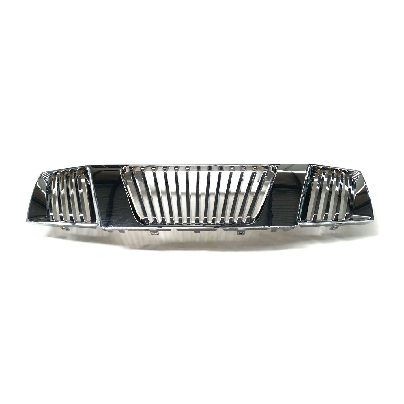 NISSAN NAVARA D40 CHROME VERTICAL BAR PLASTIC GRILLE GRILL NO BADGE