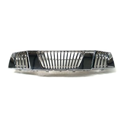 NISSAN NAVARA D40 CHROME VERTICAL BAR PLASTIC GRILLE GRILL NO BADGE