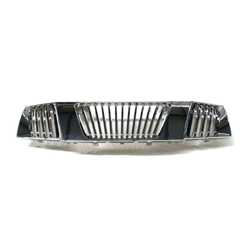 NISSAN NAVARA D40 CHROME VERTICAL BAR PLASTIC GRILLE GRILL NO BADGE