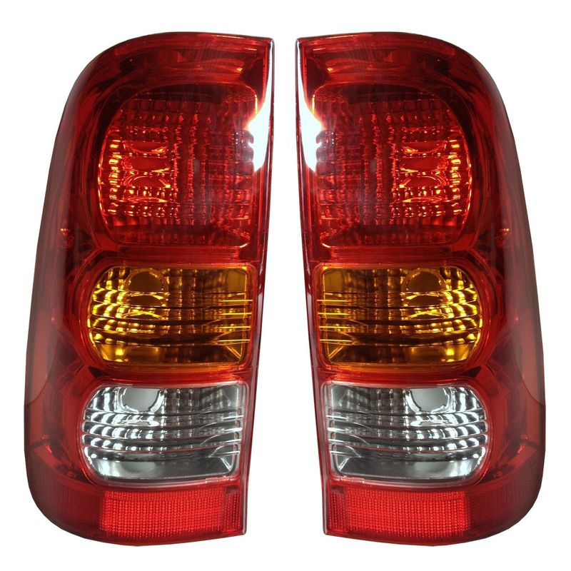 STYLESIDE TAILLIGHTS LAMPS PAIR FOR TOYOTA HILUX VIGO 2004-2011 - COMPLETE UNITS - NO BULBS