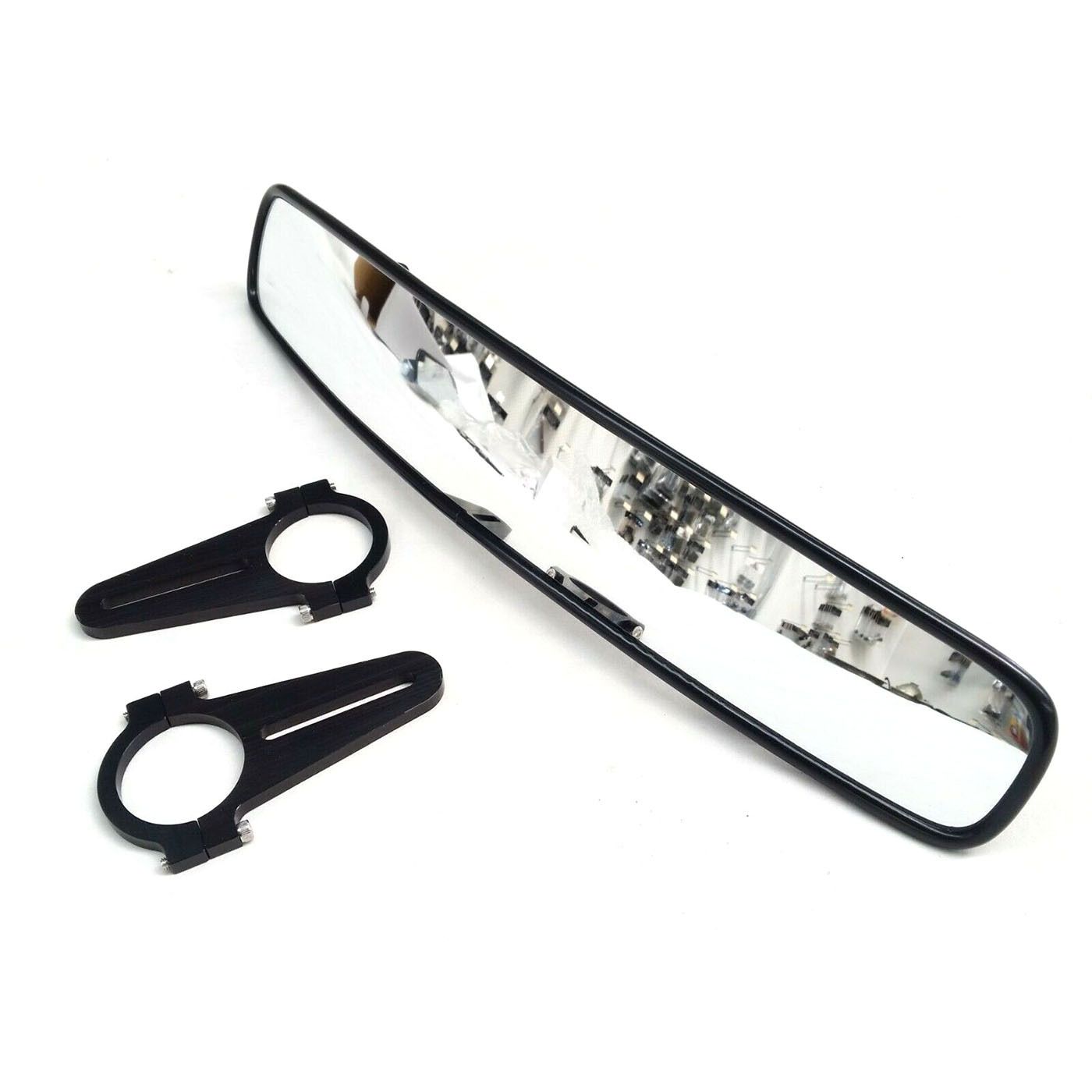 SUBARU RENAULT FORD ESCORT DRAG RACE RALLY CAR INTERIOR REAR VISION MIRROR LARGE