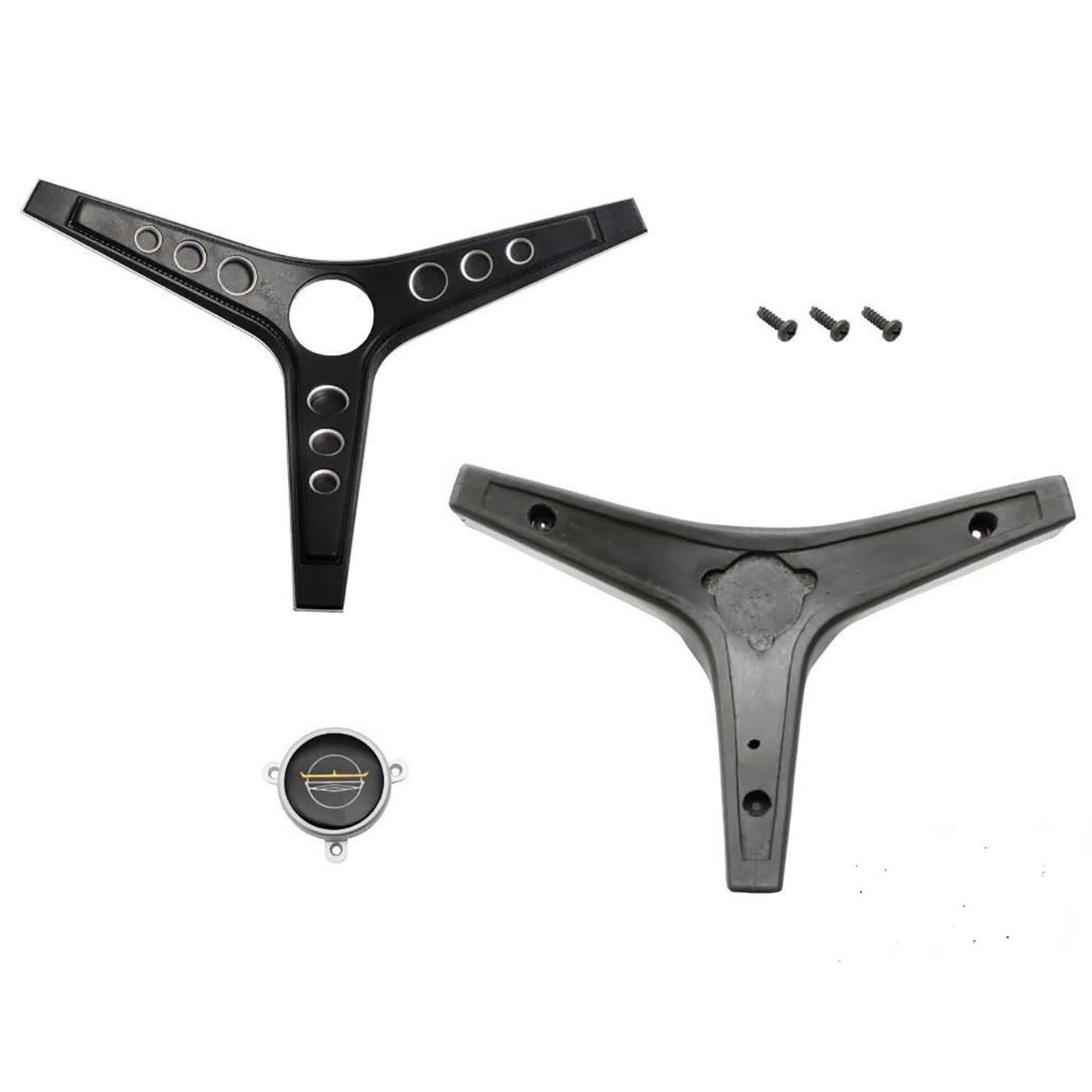 FORD XW XY GT STEERING WHEEL CENTRE ASSEMBLY WITH BADGE