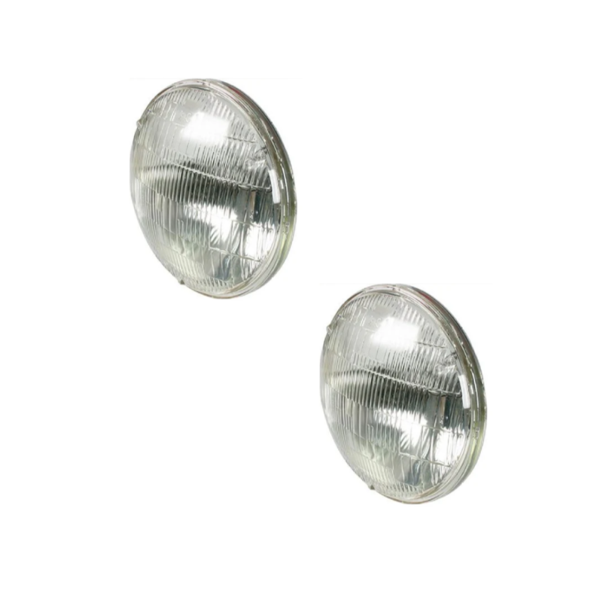 Semi Sealed Beam Round 5 3/4" 146mm Diameter H4 High Low Beam Headlamp PAIR