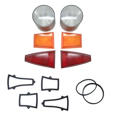 HOLDEN HR PREMIER FRONT & REAR INDICATORS, TAILLIGHT BRAKE LENSES & GASKETS
