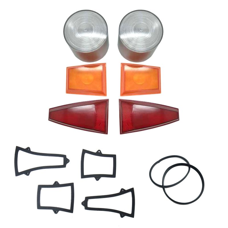 HOLDEN HR PREMIER FRONT & REAR INDICATORS, TAILLIGHT BRAKE LENSES & GASKETS