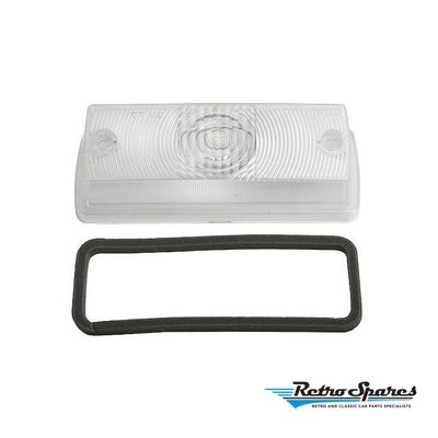 HOLDEN LC LJ CLEAR RIGHT FRONT INDICATOR LENS & GASKET