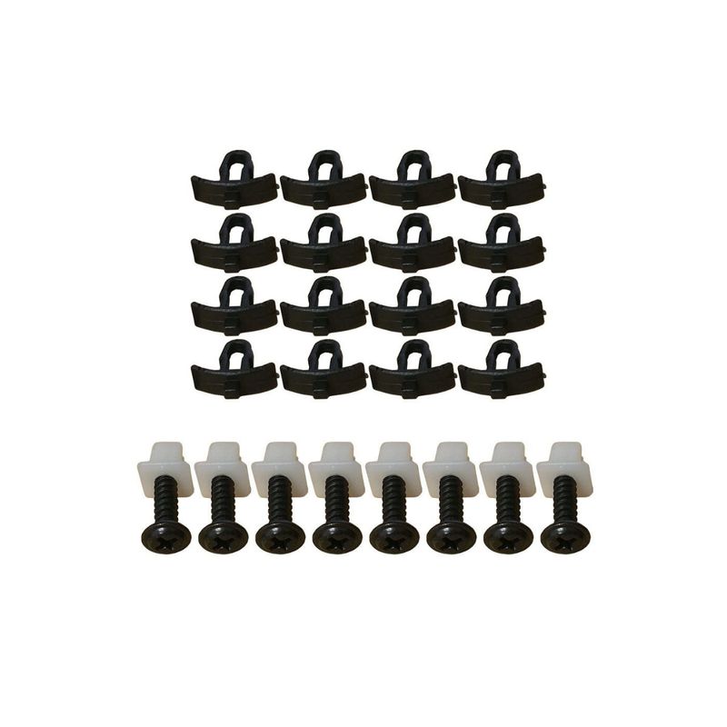 FORD FALCON XY GT GS GRILLE FRAME & TOP BOTTOM MOULD MOUNTING CLIP KIT