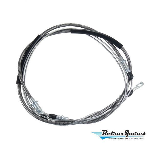 FORD 66 MUSTANG TO WILLWOOD DISC BRAKE REAR HANDBRAKE CABLE