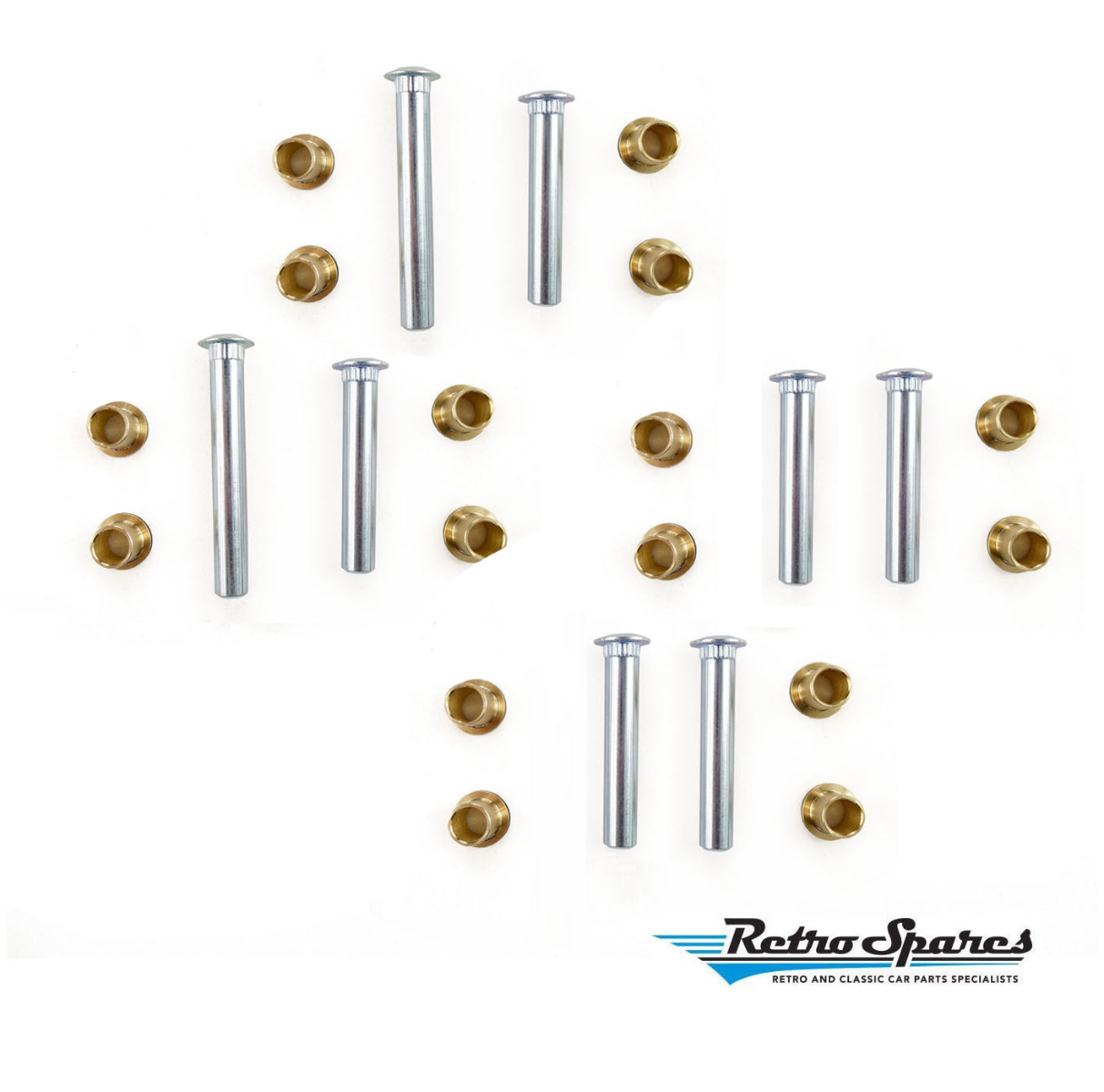 HOLDEN FX-FJ FE-HR HQ HJ HX HZ WB LH-LX DOOR HINGE REPAIR PIN BUSH KIT SEDAN 4 DOOR