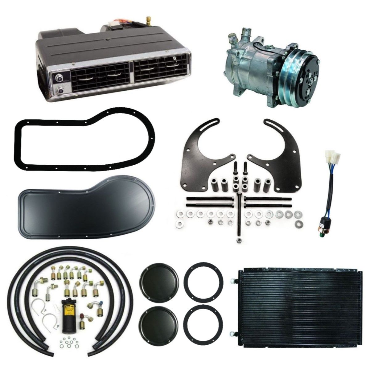 HOLDEN HQ-WB VINTAGE AIR REAL STEEL MARK IV - UNDER DASH A/C SYSTEM COMPLETE (HQ HJ HX HZ WB)