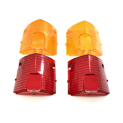 HOLDEN EH SEDAN WAGON STOP TAILLIGHT & REAR INDICATOR LENSES 4PC SET