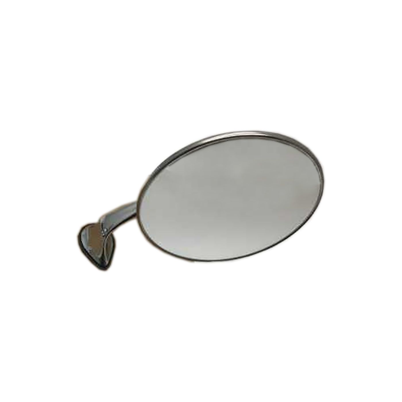 4″ ROUND BOLT ON CHROME MIRROR — RH —UNIVERSAL TYPE