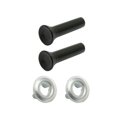 HOLDEN HK HT HG HQ HJ HX HZ WB LC LH LX UC BLACK 2 DOOR LOCK KNOB KIT WITH FERRULES