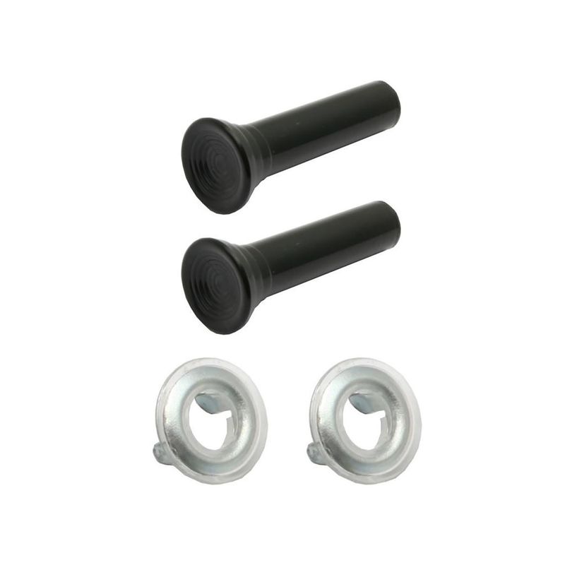 HOLDEN HK HT HG HQ HJ HX HZ WB LC LH LX UC BLACK 2 DOOR LOCK KNOB KIT WITH FERRULES