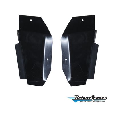 FORD XR XT XW XY TORQUE BOX SILL END CAPS LEFT & RIGHT RUST PANELS PAIR