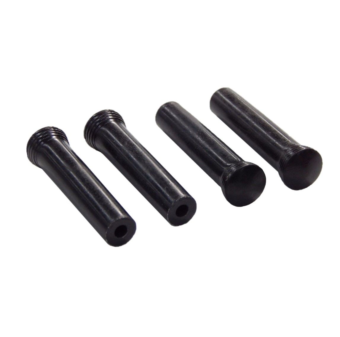 DOOR LOCK PULL KNOB KNOBS SET OF 4 BLACK FOR FORD ESCORT MK1