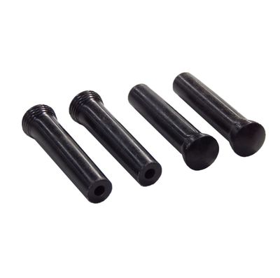DOOR LOCK PULL KNOB KNOBS SET OF 4 BLACK FOR FORD ESCORT MK1