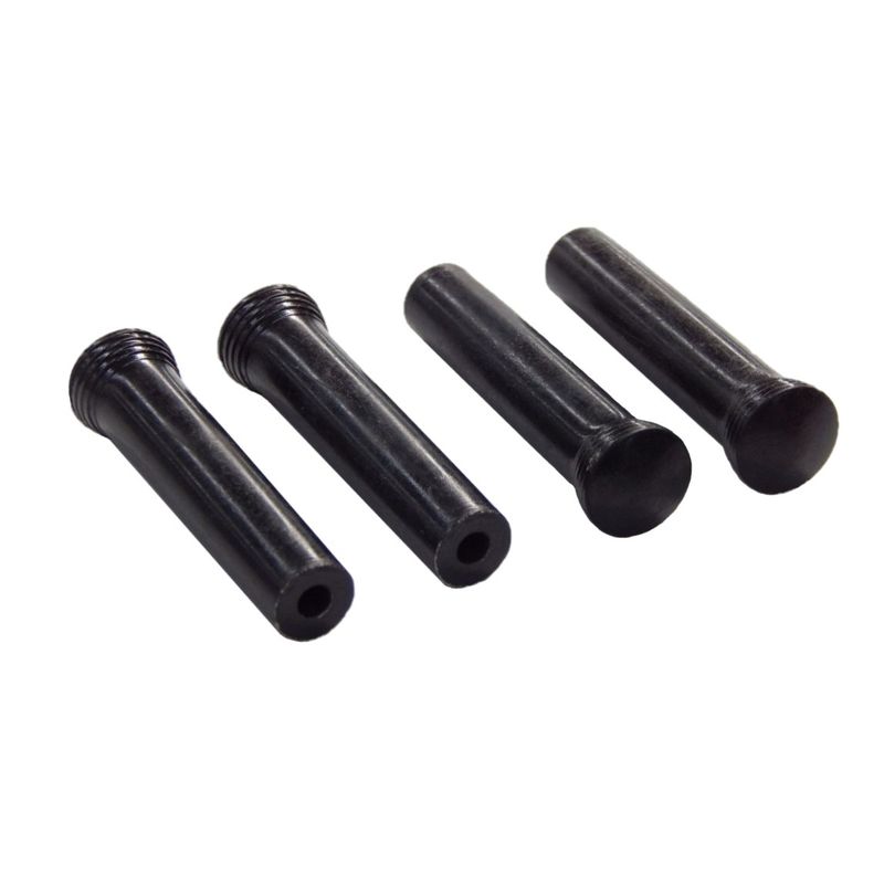 DOOR LOCK PULL KNOB KNOBS SET OF 4 BLACK FOR FORD ESCORT MK1