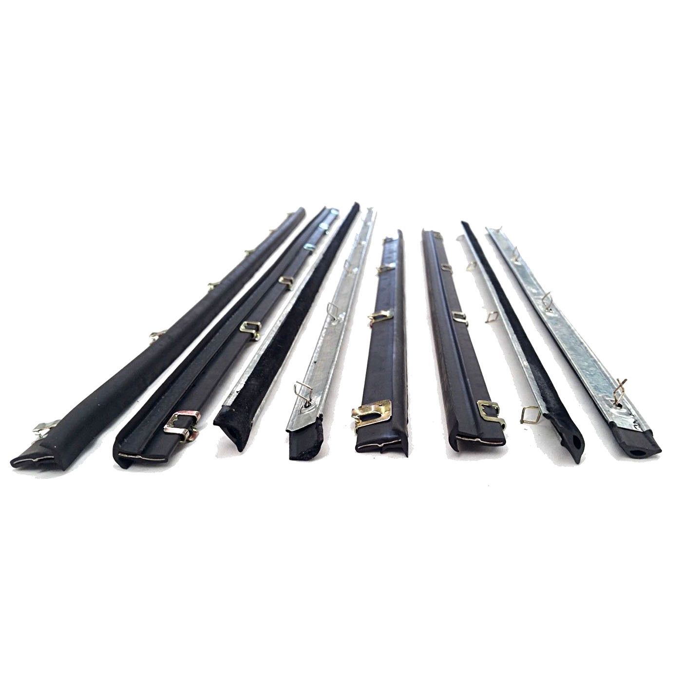 4 DOOR INNER OUTER WEATHERSTRIPS SET 8PCS FOR TOYOTA COROLLA KE20