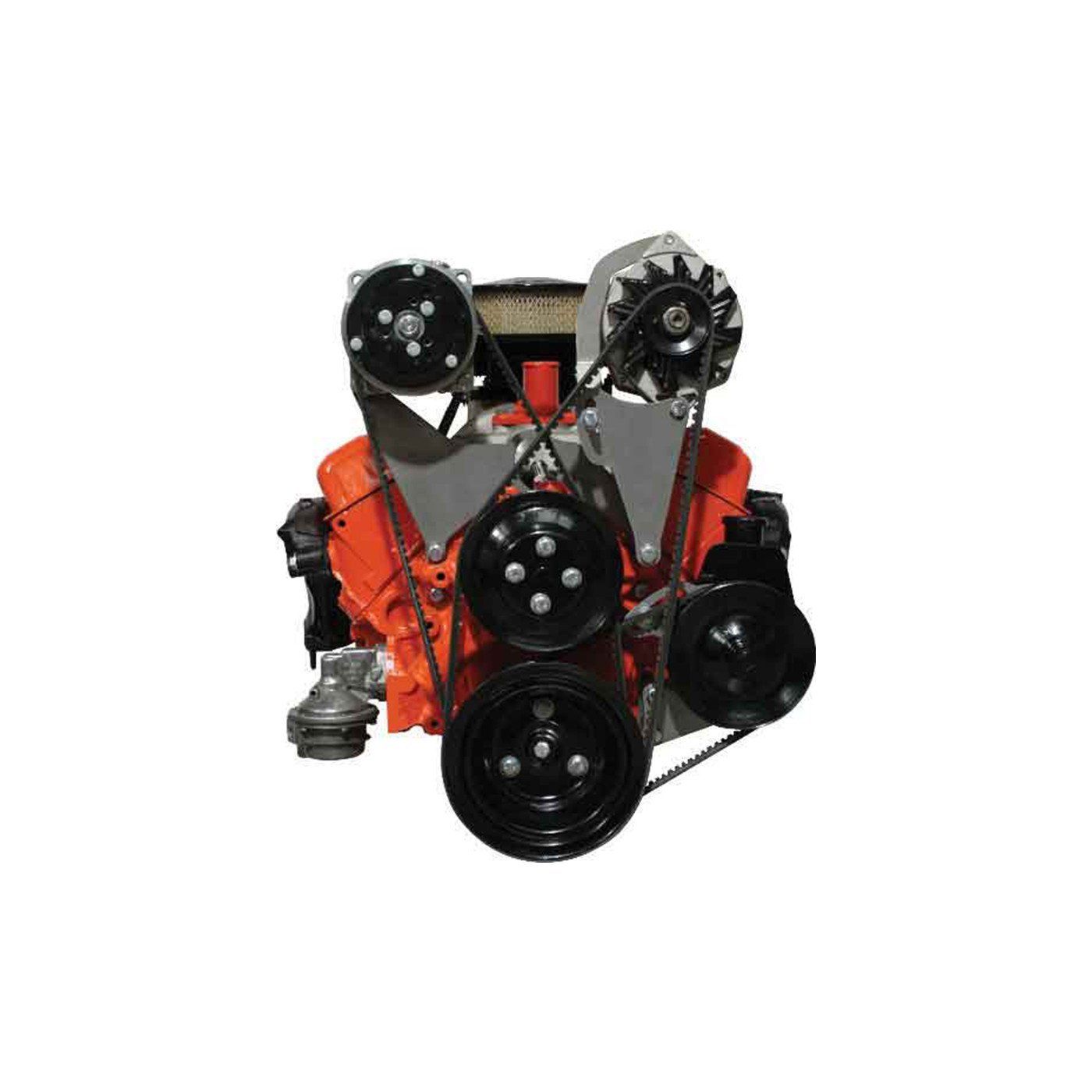 Vintage Air - Steel-eez Extra-Clearance Top-Mount Bracket Long Pump Alternator Only (driver side)