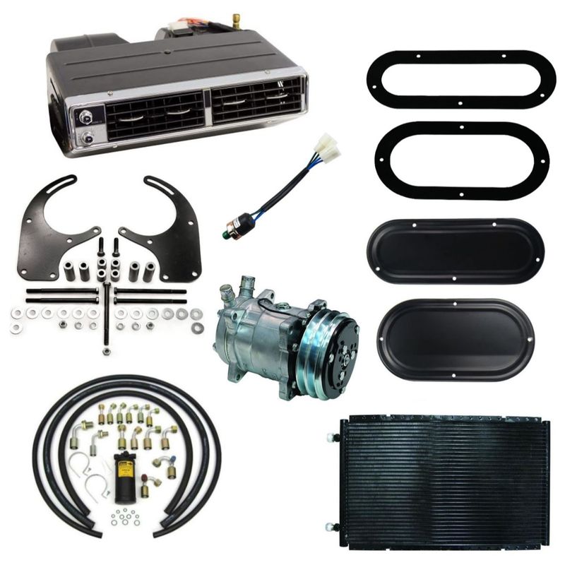 HOLDEN HK-HT-HG VINTAGE AIR REAL STEEL MARK IV - UNDER DASH A/C SYSTEM COMPLETE