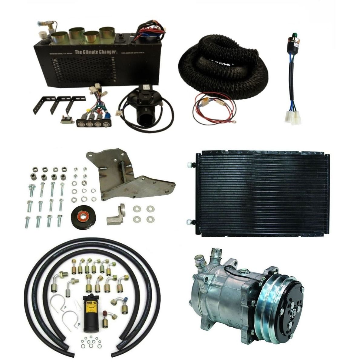 FORD FALCON (XR XT XW XY) FAIRLANE (ZA ZB ZC ZD) A/C SYSTEM HEAT/COOL/DEFROST COMPLETE PACKAGE (ELECTRIC HEAT)