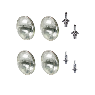 Semi Sealed Beam Round 5 3/4" 146mm Diameter Kit