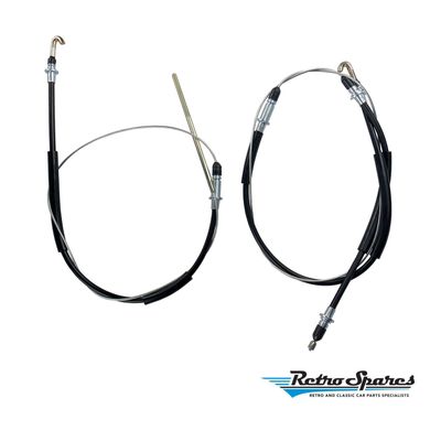 FORD EB FALCON SEDAN REAR HANDBRAKE CABLES KIT (PAIR)