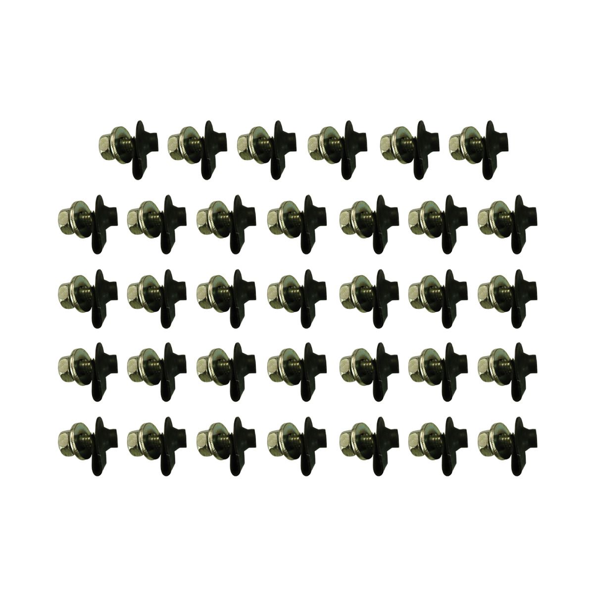 Front Nose Panel Bolts, Washers & Speed Nut Clips Kit 34pc For HOLDEN HQ HJ HX HZ LH LX