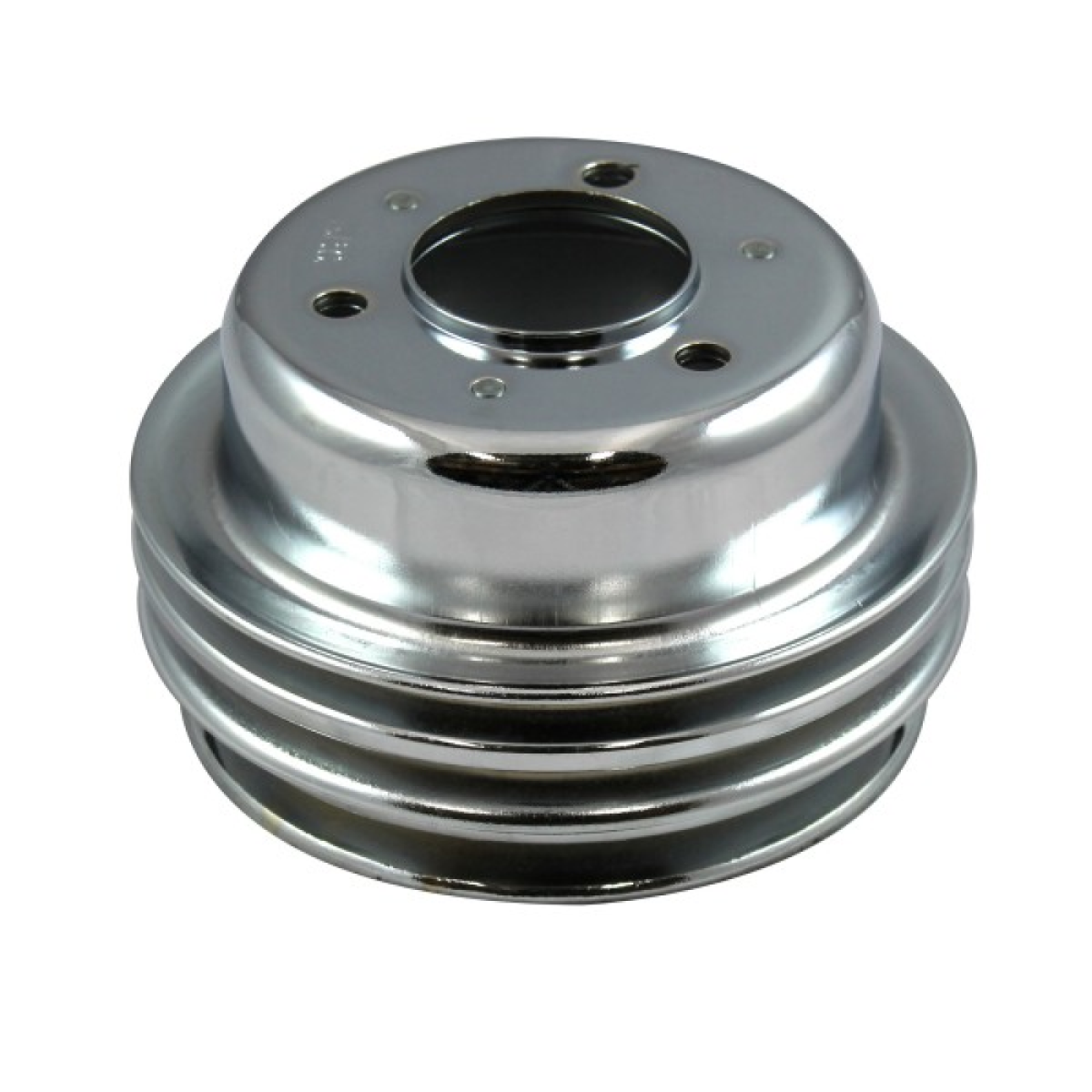 Pulley Crankshaft Triple Groove 3 Bolt Chromed Steel for FORD 289 & 302 WINDSOR