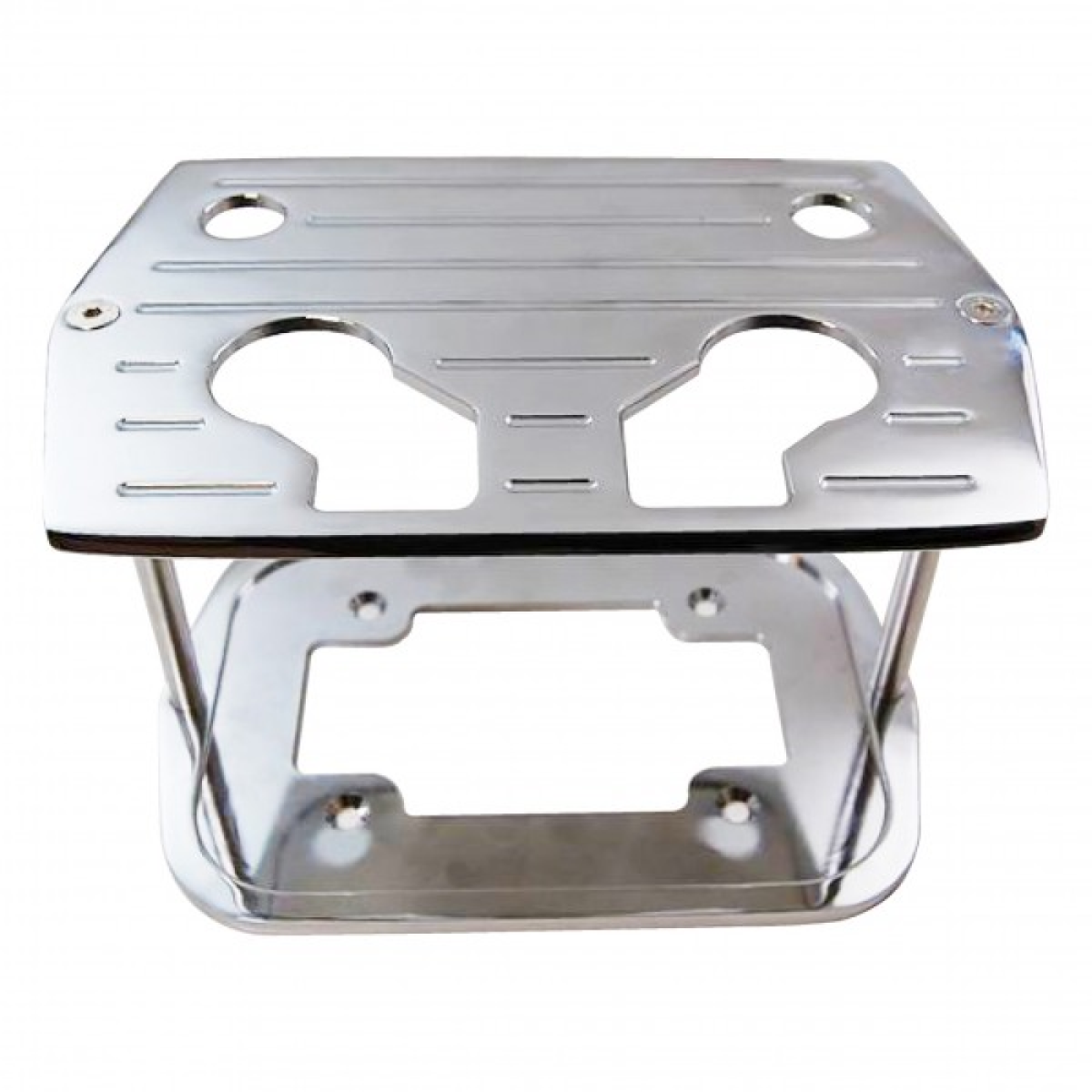 Optima Battery Tray Polished Ball Milled Aluminium Finish Suit Optima 34/78 Series Red, Blue, Yellow Top